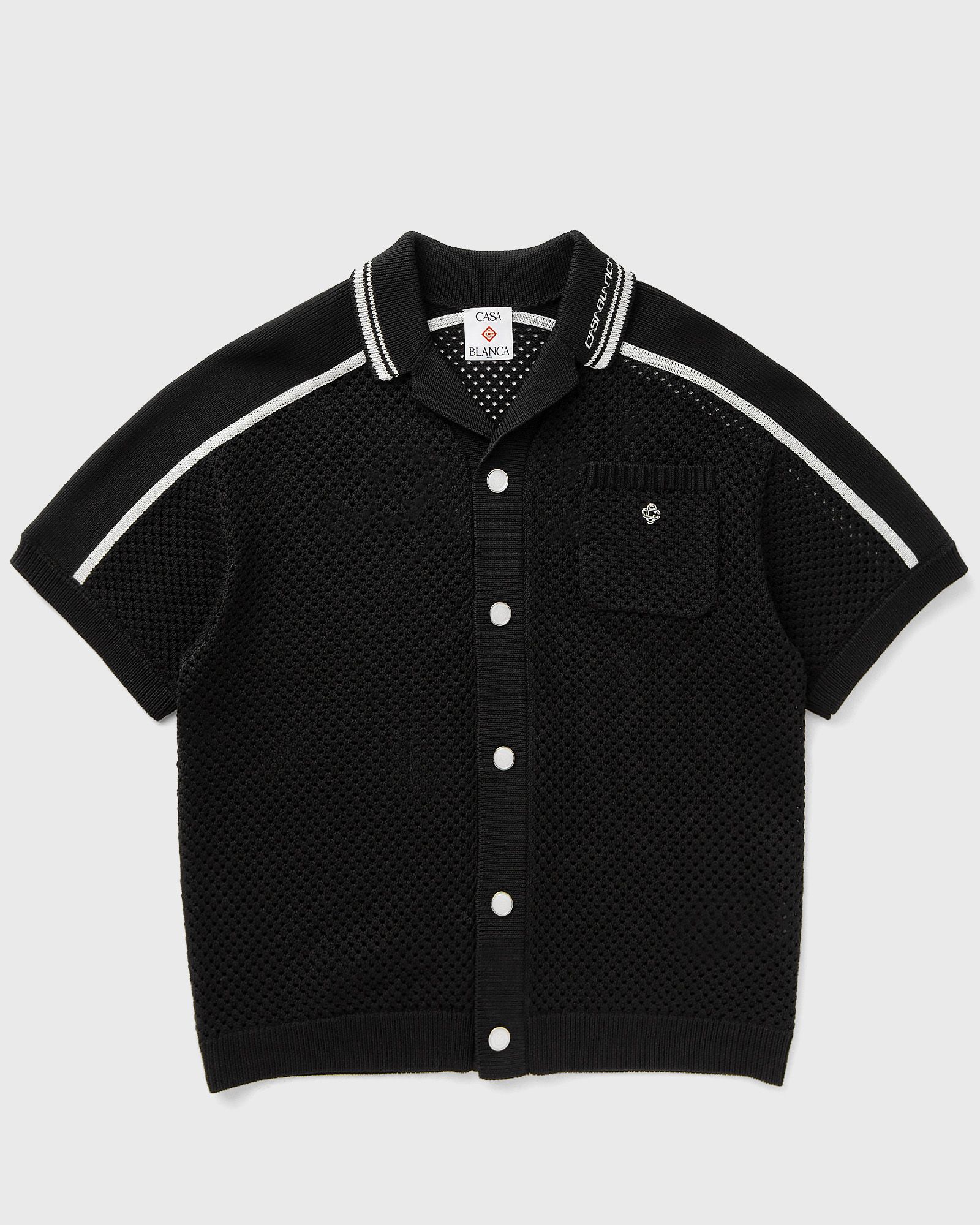 Casablanca CASABLANCA MESH SHIRT, black