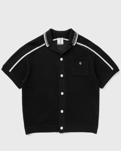 Casablanca CASABLANCA MESH SHIRT, black