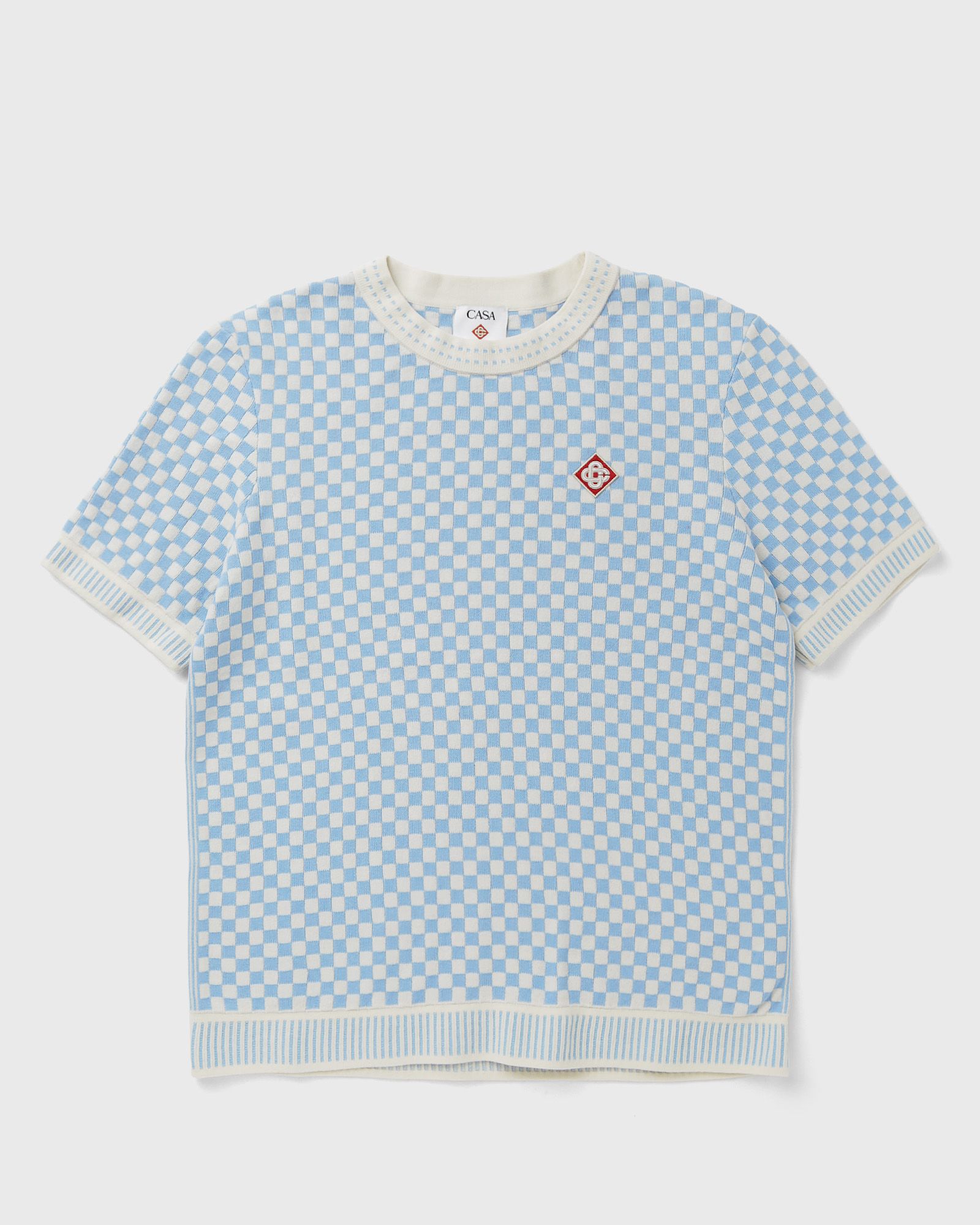Casablanca CHECK TEE, blue