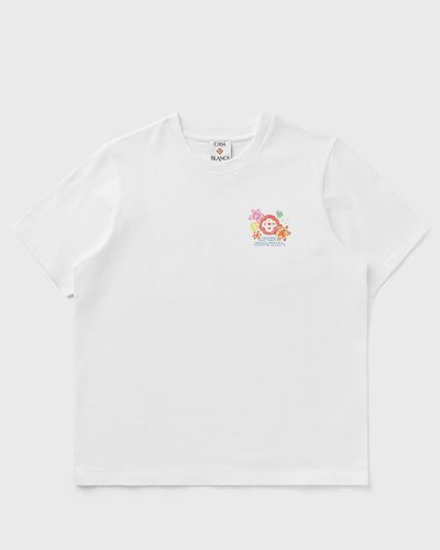 Casablanca COLLAGE D’ICONES GRAPHIQUES OVERSIZED T-SHIRT, white