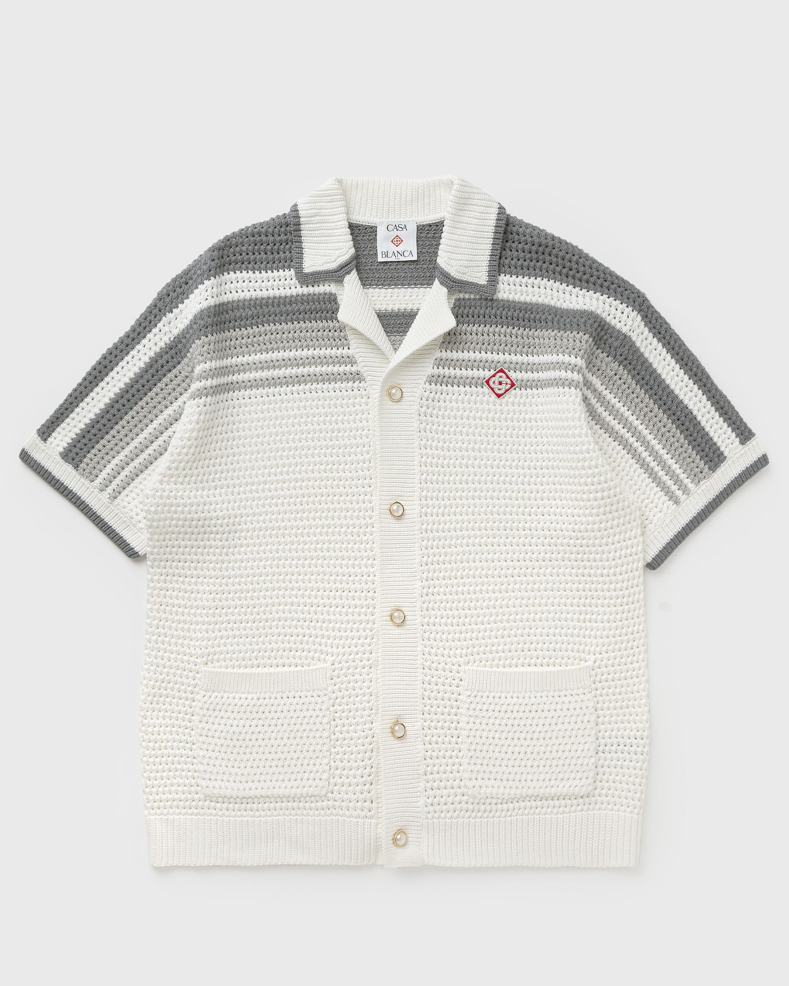 Casablanca CROCHET SHIRT, white