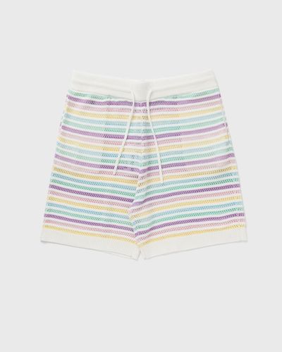 Casablanca FLOWER CROCHET SHORTS, multi