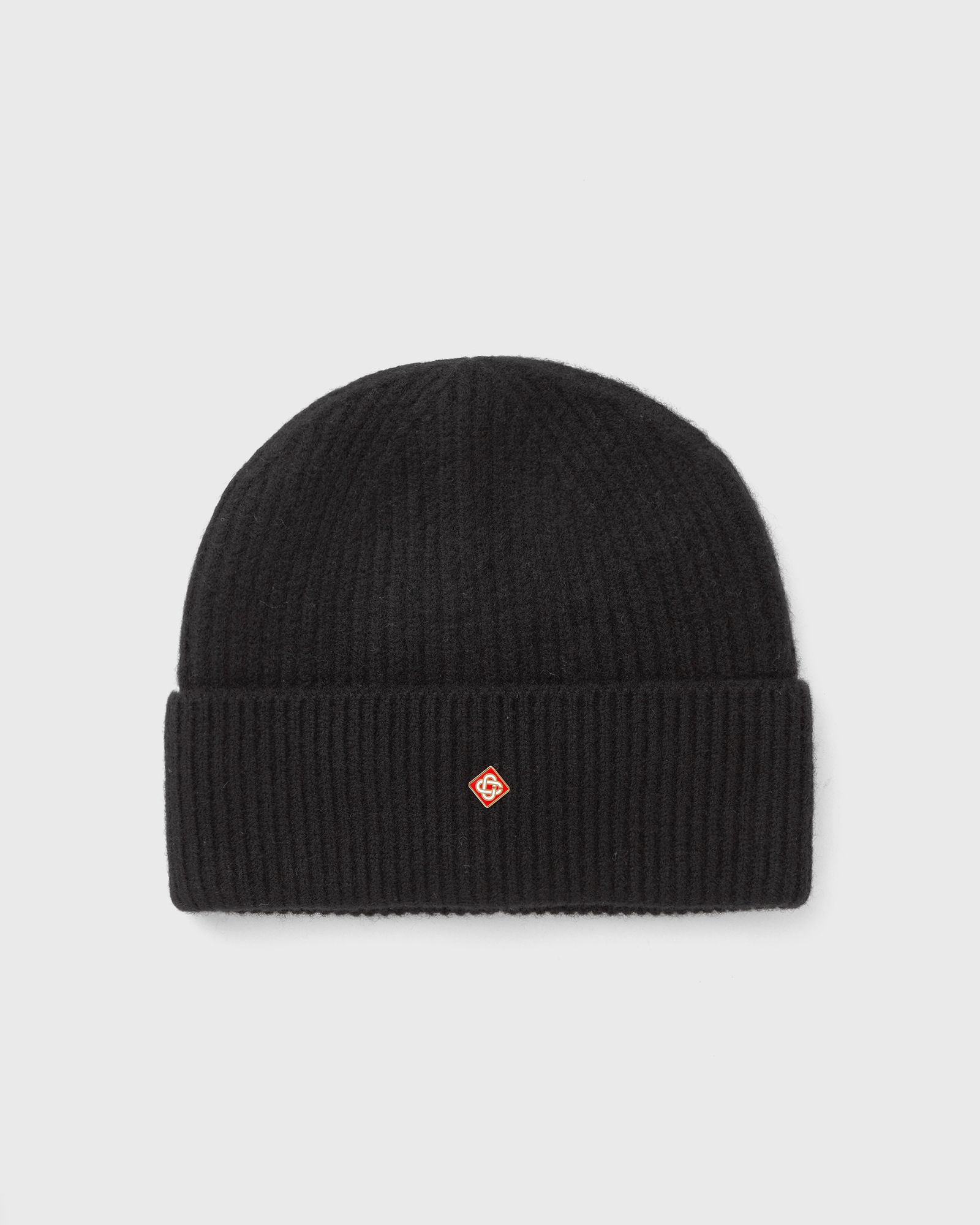 Casablanca HALF CARDIGAN BEANIE, black