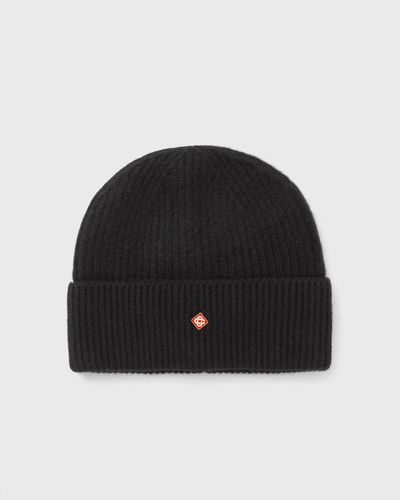 Casablanca HALF CARDIGAN BEANIE, black