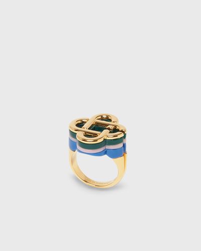 Casablanca HIKING STACKED RING, gold
