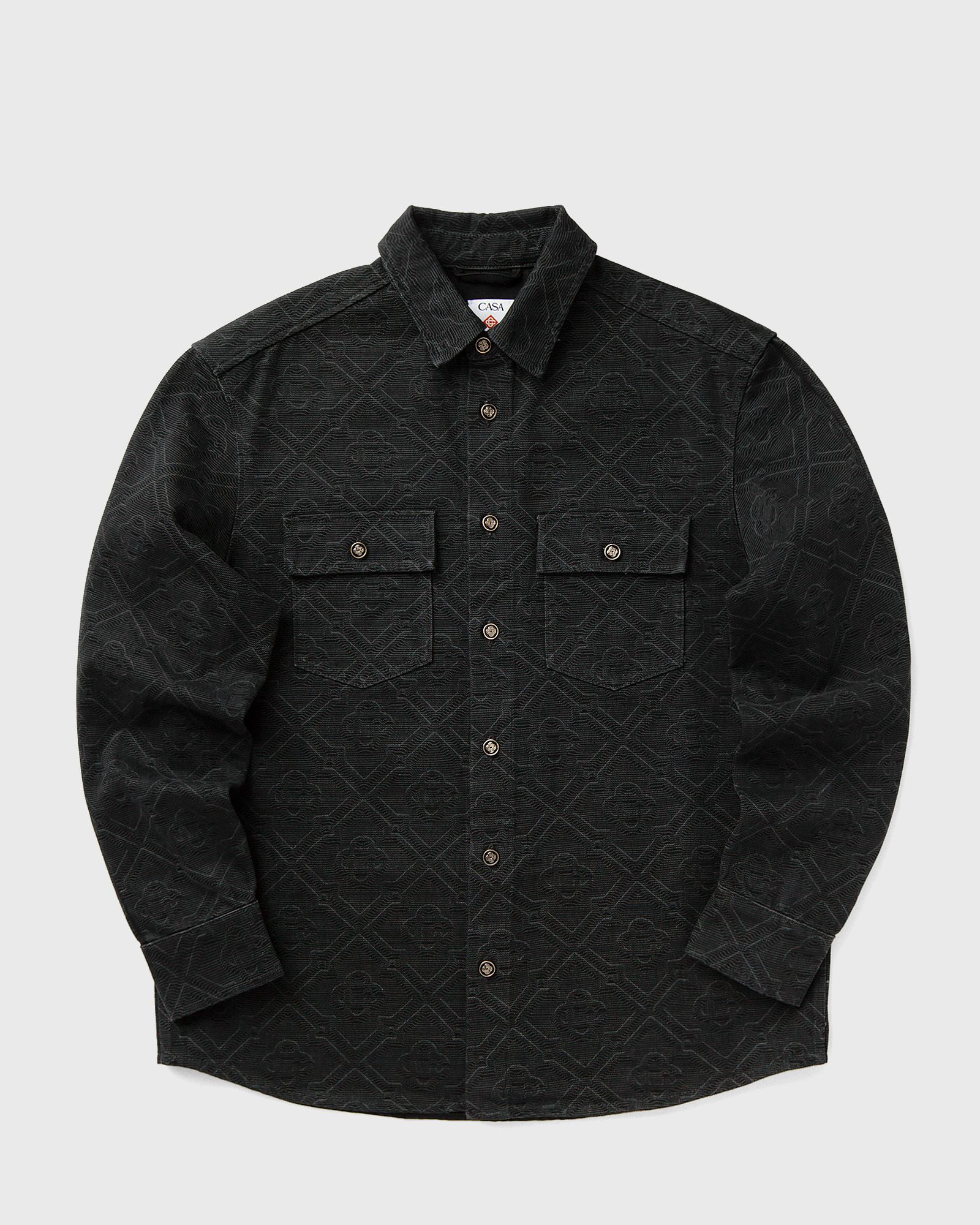 LASER MONOGRAM DENIM SHIRT　レーザーモノグラムデニムシャツ LASER