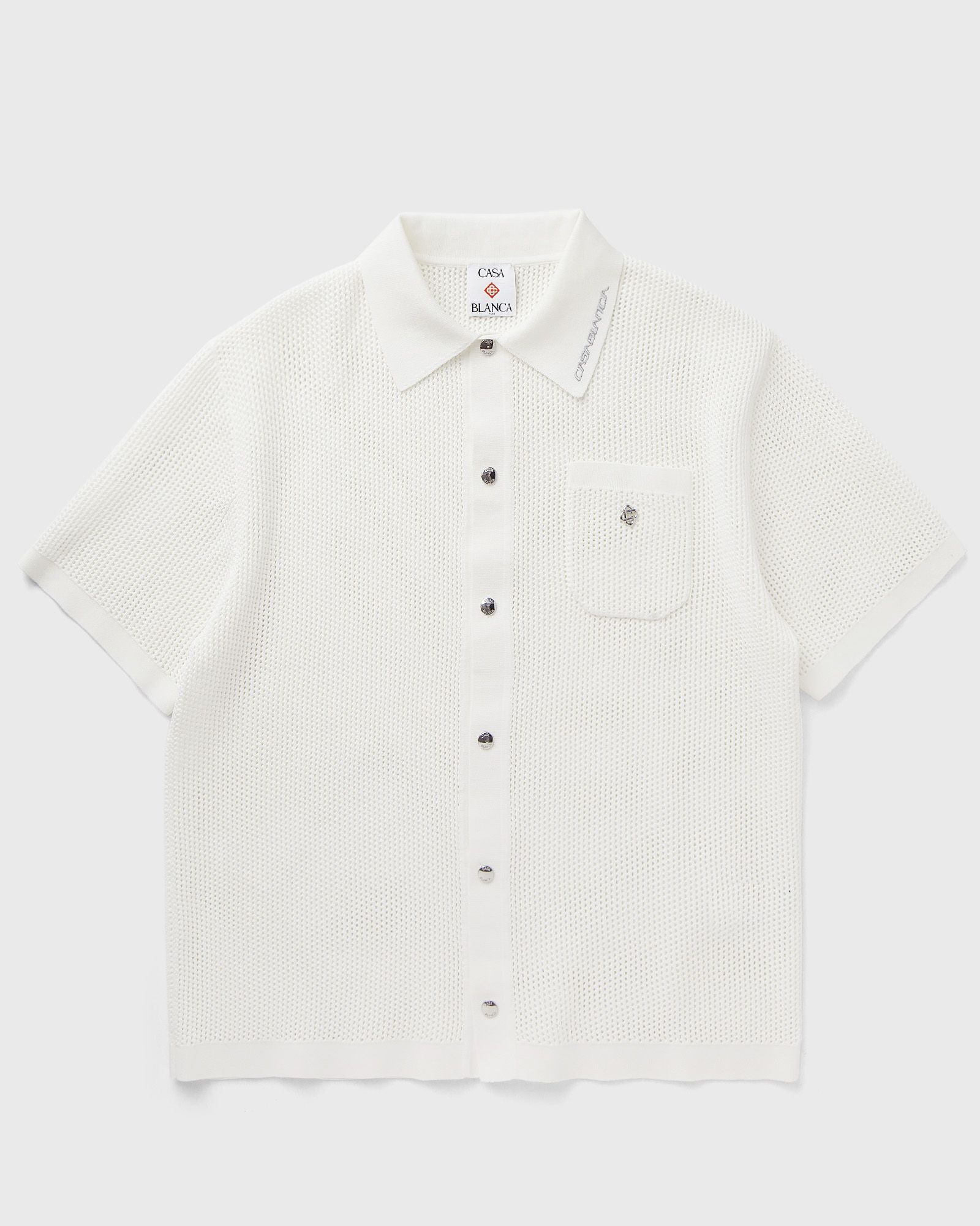Casablanca MESH SHIRT, white