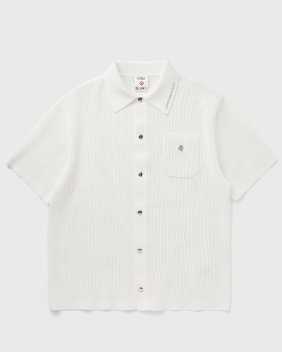 Casablanca MESH SHIRT, white