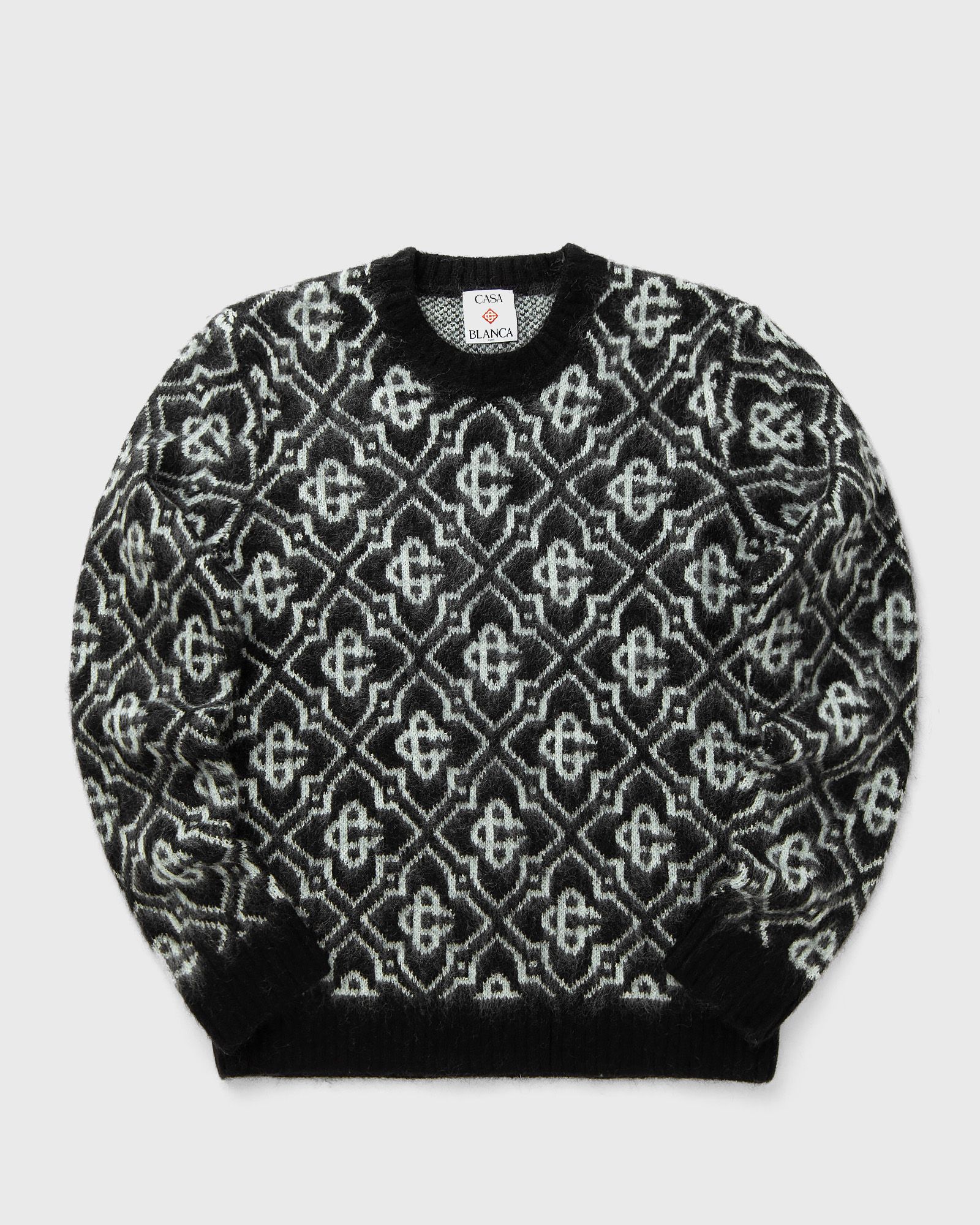Casablanca MONOGRAM CREW, black