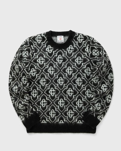 Casablanca MONOGRAM CREW, black