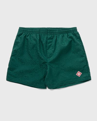 Casablanca MONOGRAM JACQUARD SWIM SHORTS, green