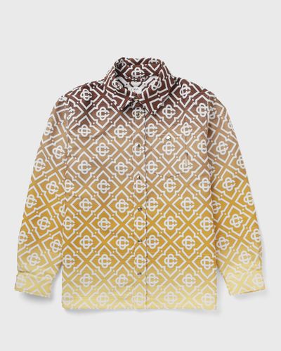 Casablanca MONOGRAM SHACKET, brown|yellow