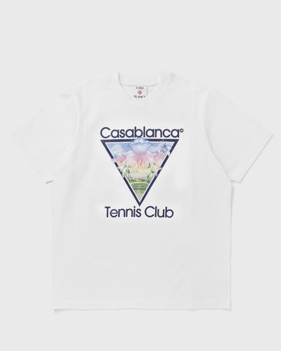 Casablanca TENNIS CLUB ICON PRINTED CLASSIC TEE, blue
