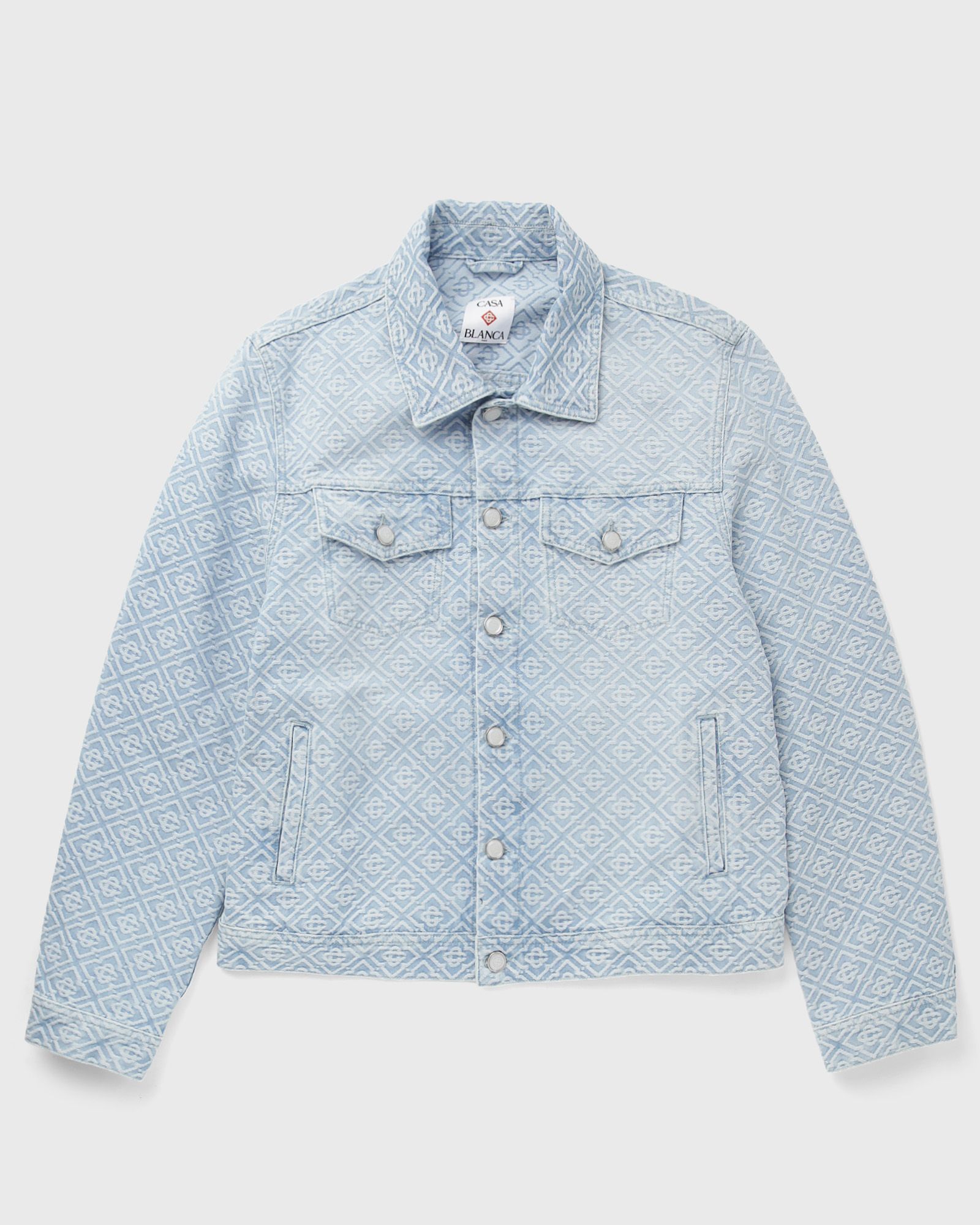 Casablanca WASHED MONOGRAM DENIM JACKET, multi