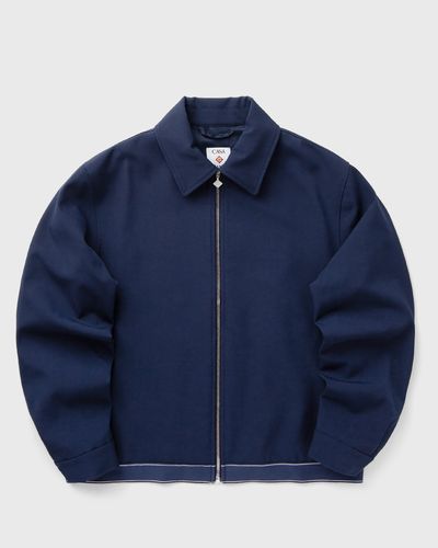 Casablanca WOOL SPORTS JACKET, blue