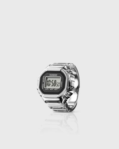 Casio CASIO 'CRW-001-1' RING WATCH, silver
