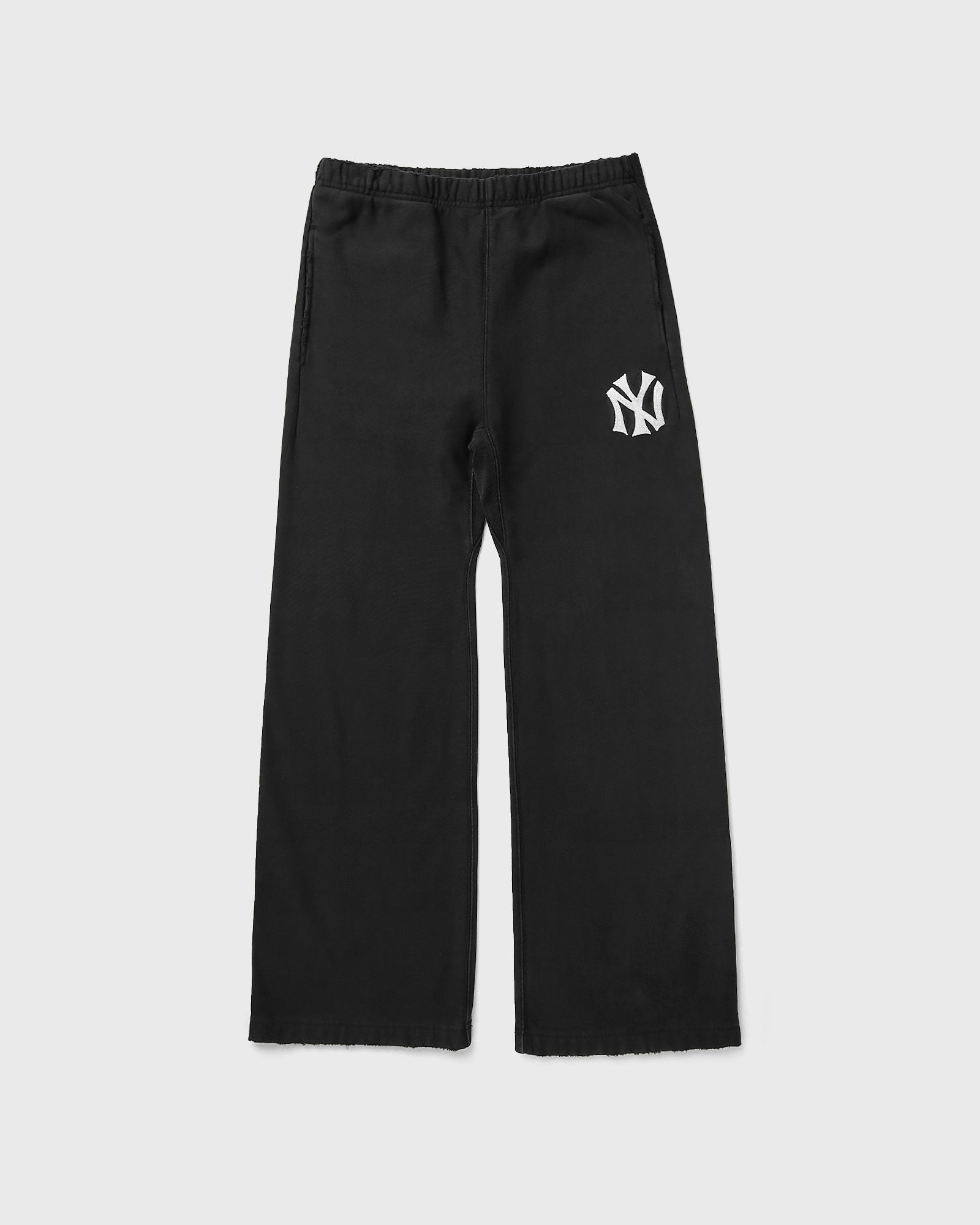 Men s New York Yankees MLB Cooperstown Wide Leg Sweatpants Black