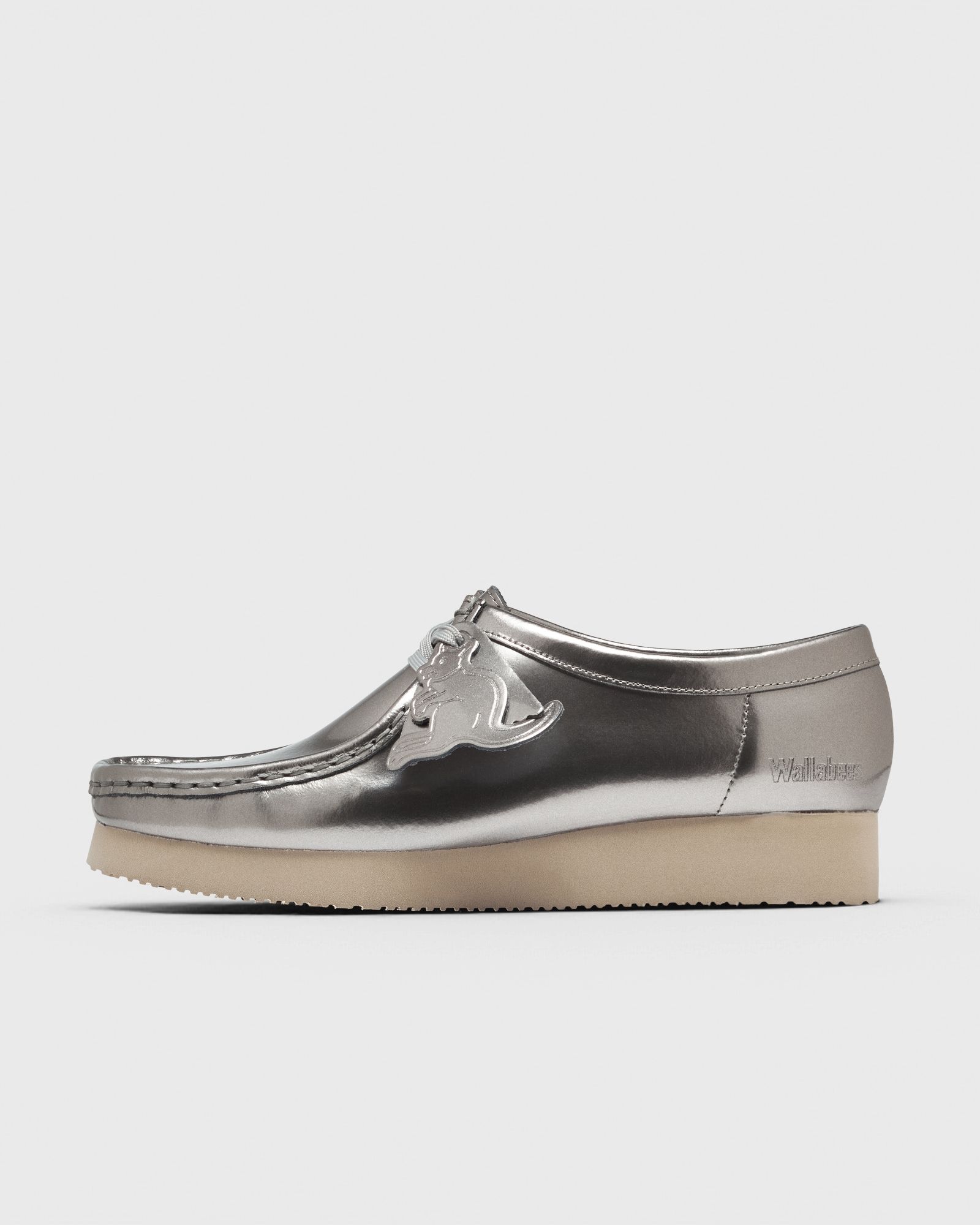 Clarks Wallabee 2604, silver