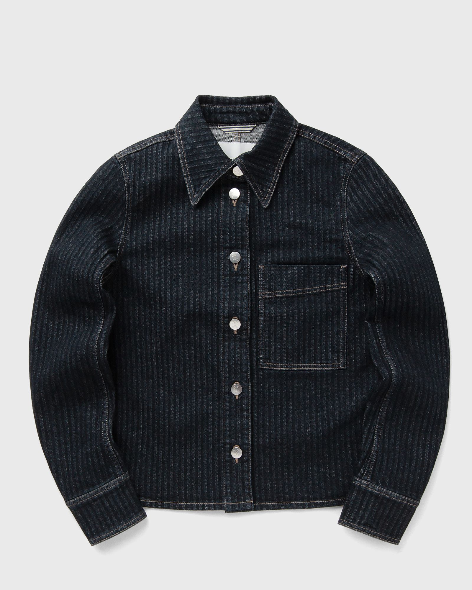 closed SLIM JACKET, blue