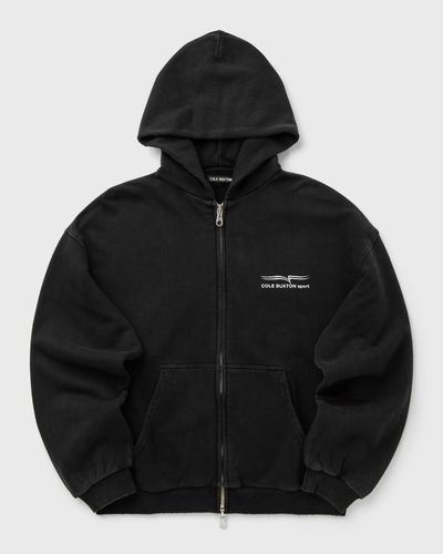Cole Buxton COLE BUXTON SPORT ZIPPED HOODIE, black