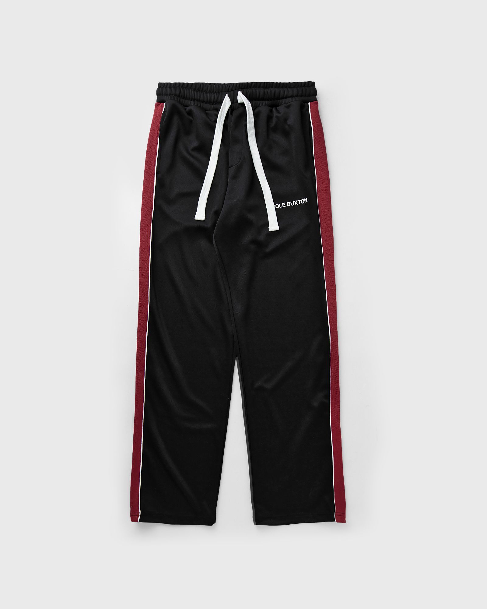 Cole Buxton CONTRAST TAPE TRACK PANT, black