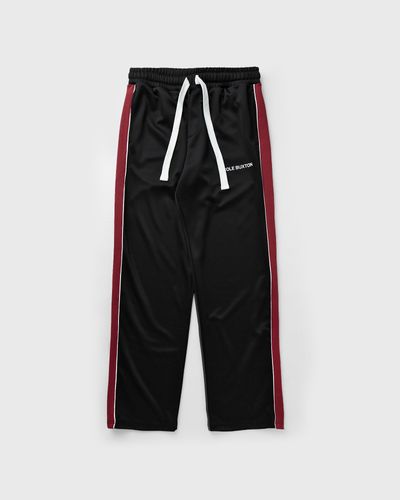 Cole Buxton CONTRAST TAPE TRACK PANT, black