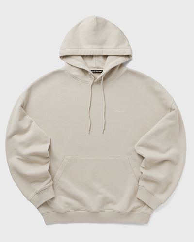 Cole Buxton PILLED MINI LOGO HOODIE, beige