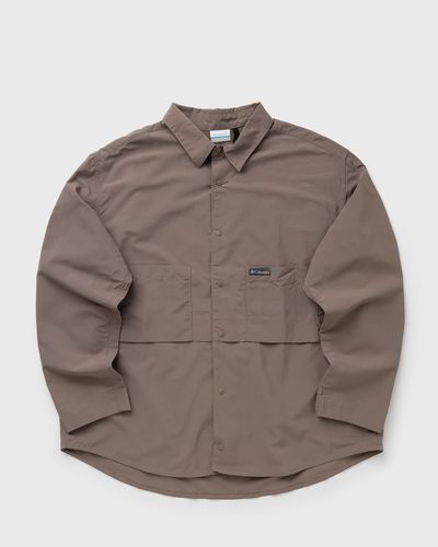 Columbia Chill Creek LS Shirt M, brown