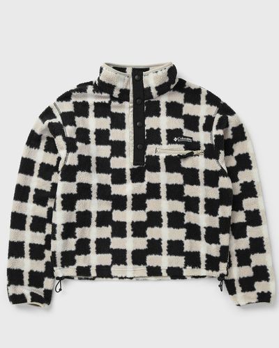 Columbia Helvetia™ II Printed Cropped Half Snap, black