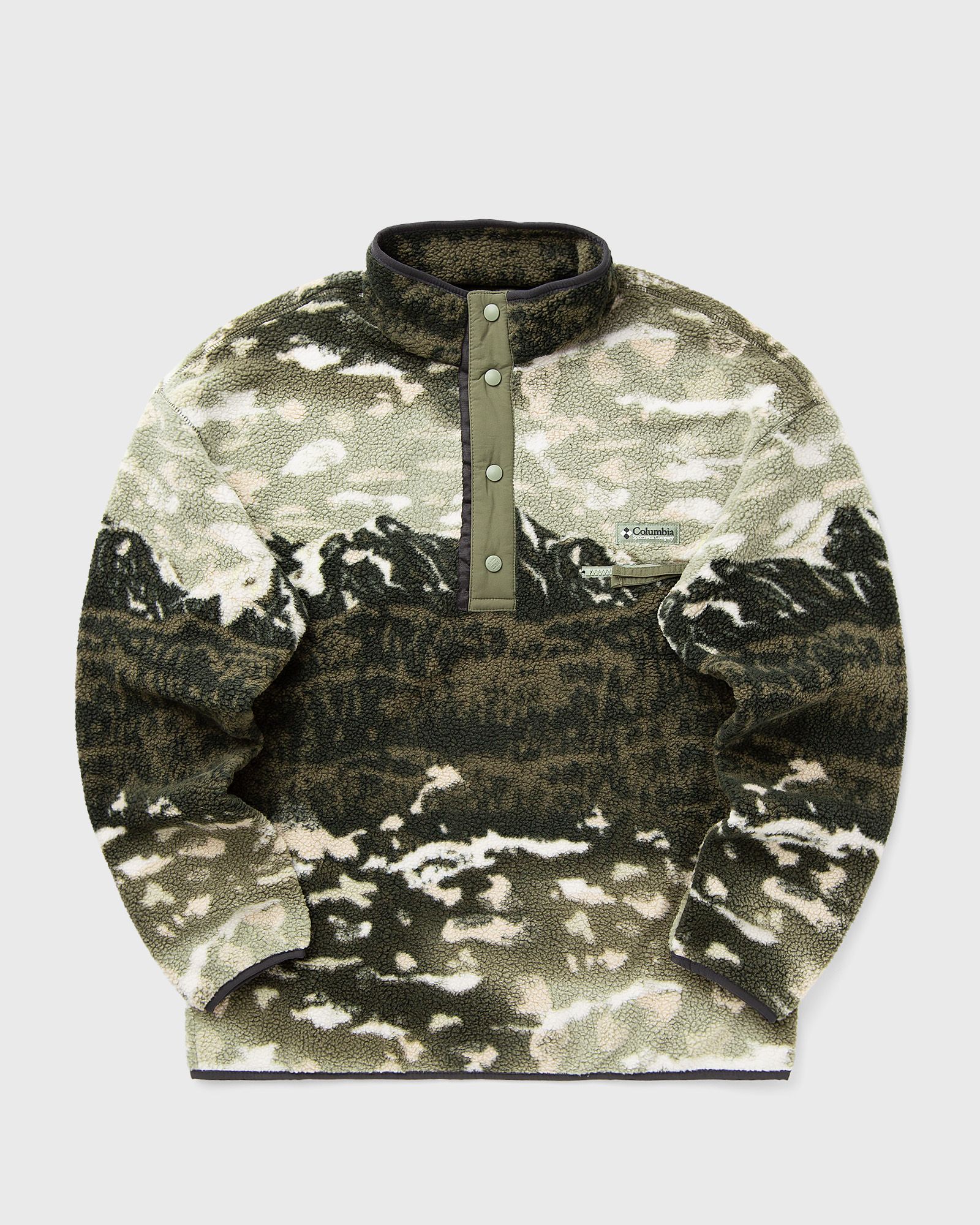 Columbia Helvetia™ II Printed Half Snap Fleece, green