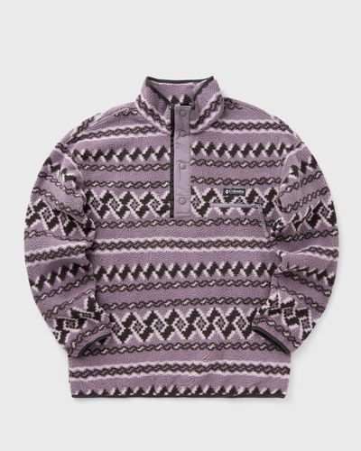 Columbia Helvetia™ II Printed Half Snap Fleece, purple