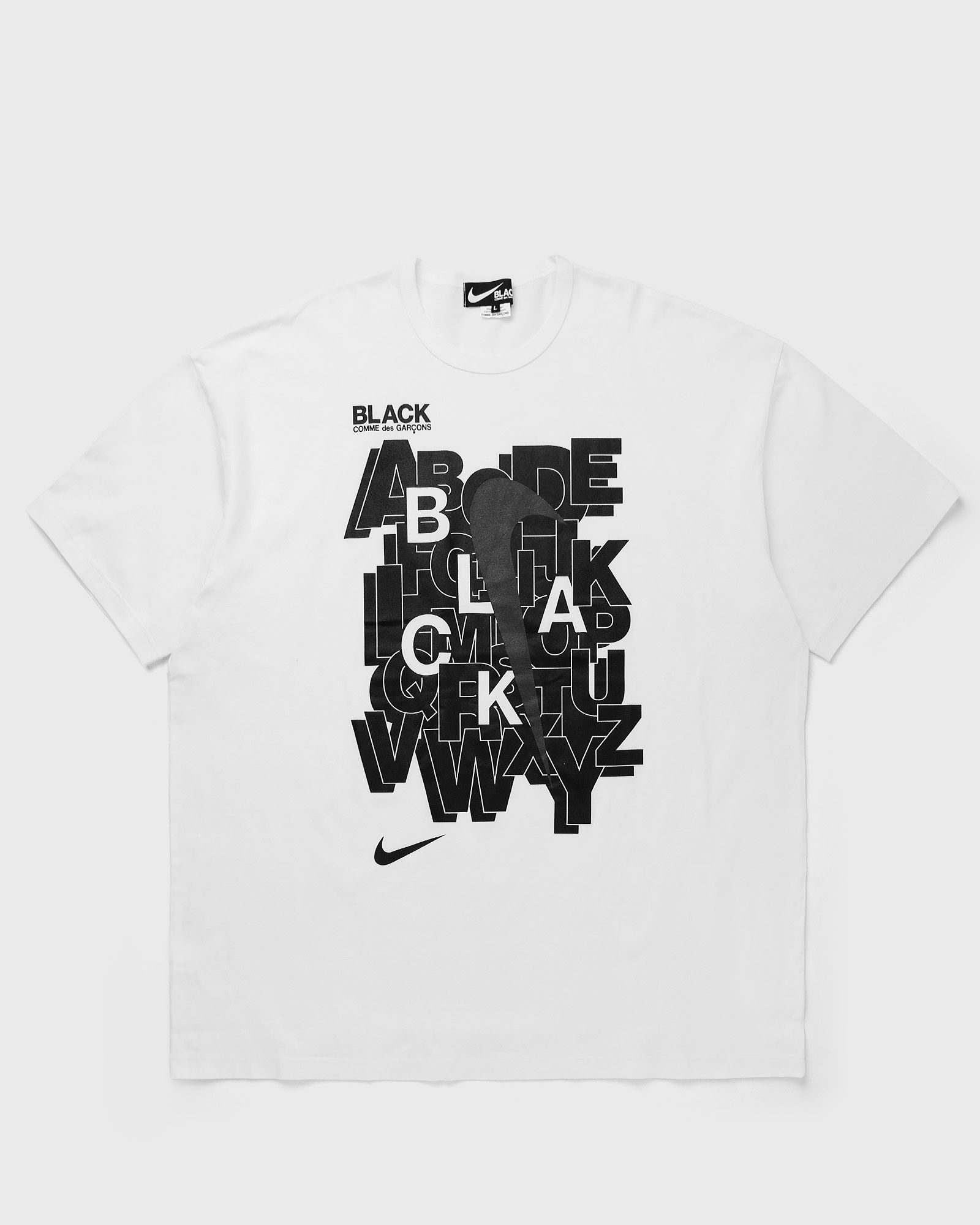 Comme des Garçons Black X NIKE TEE, white