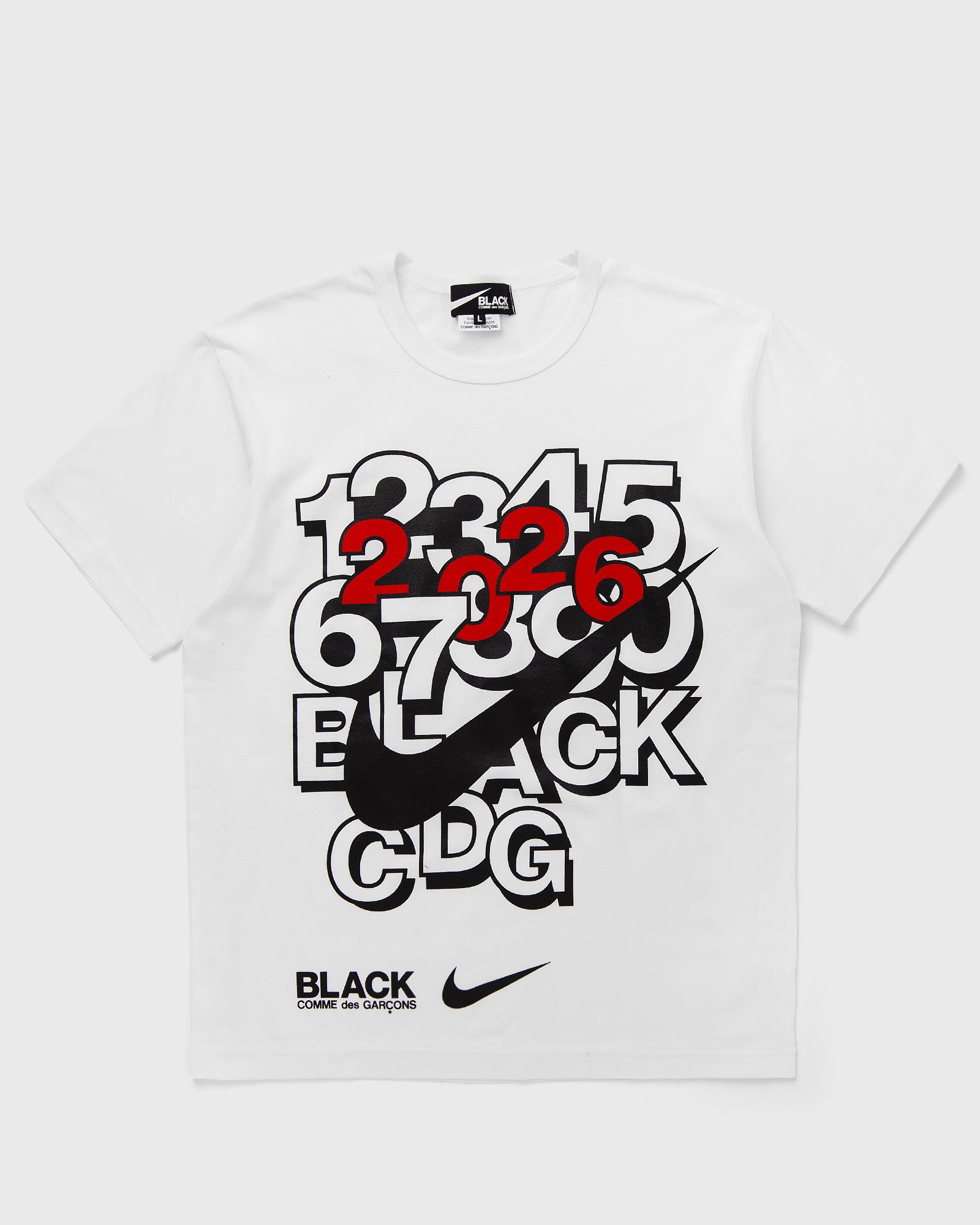 Comme des Garçons Black X NIKE TEE, black|white