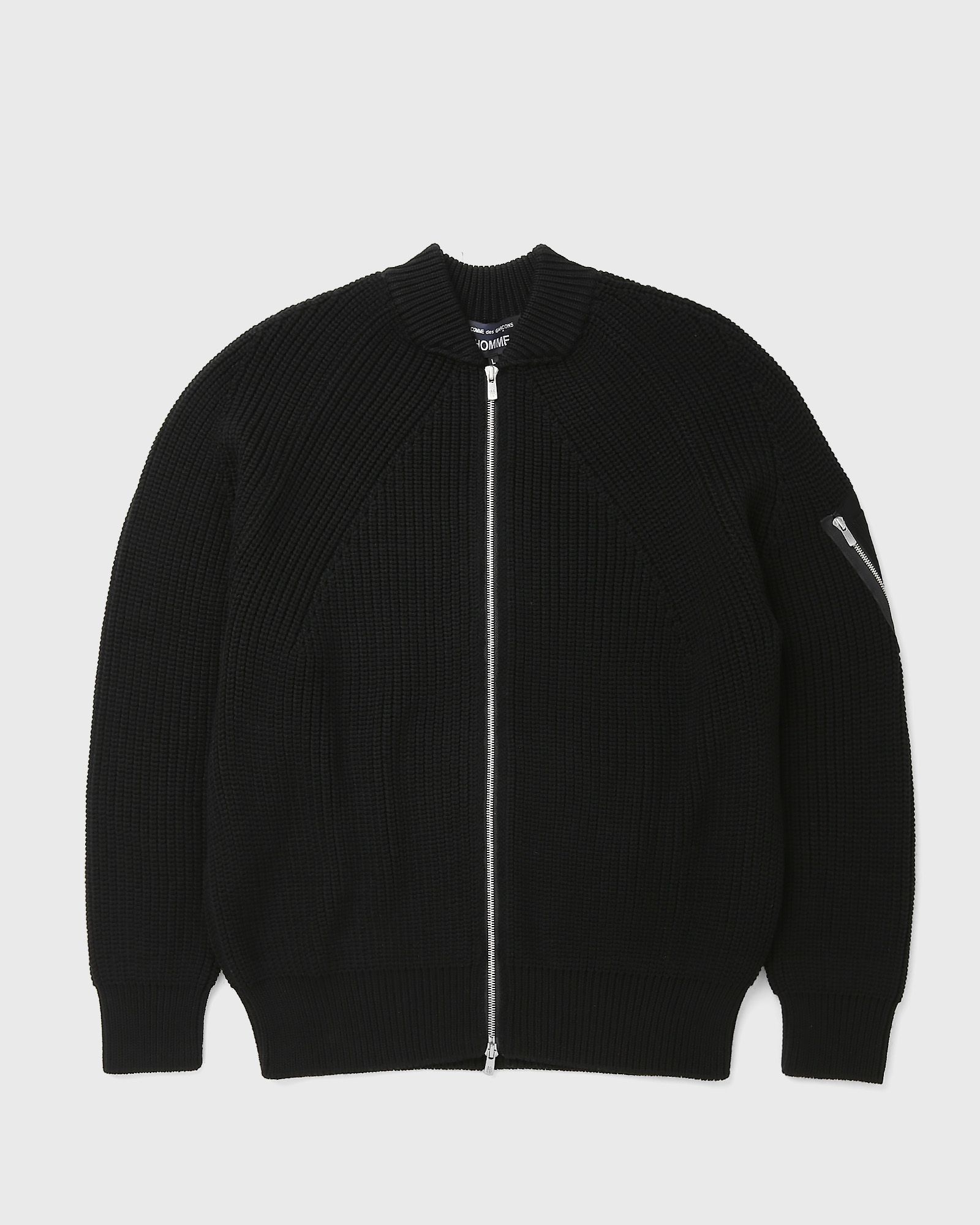 Comme des Garçons Homme SWEATER black male Pullovers|Zippers & Cardigans now available at BSTN in size M