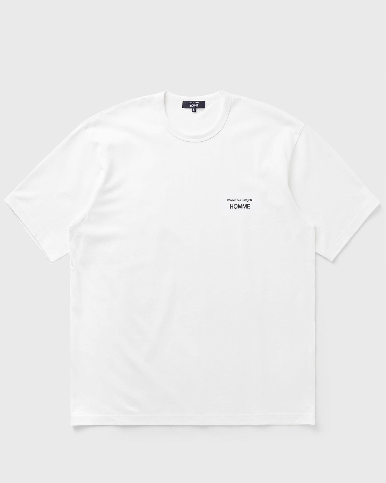 Comme des Garçons Homme TEE white male Shortsleeves now available at BSTN in size M