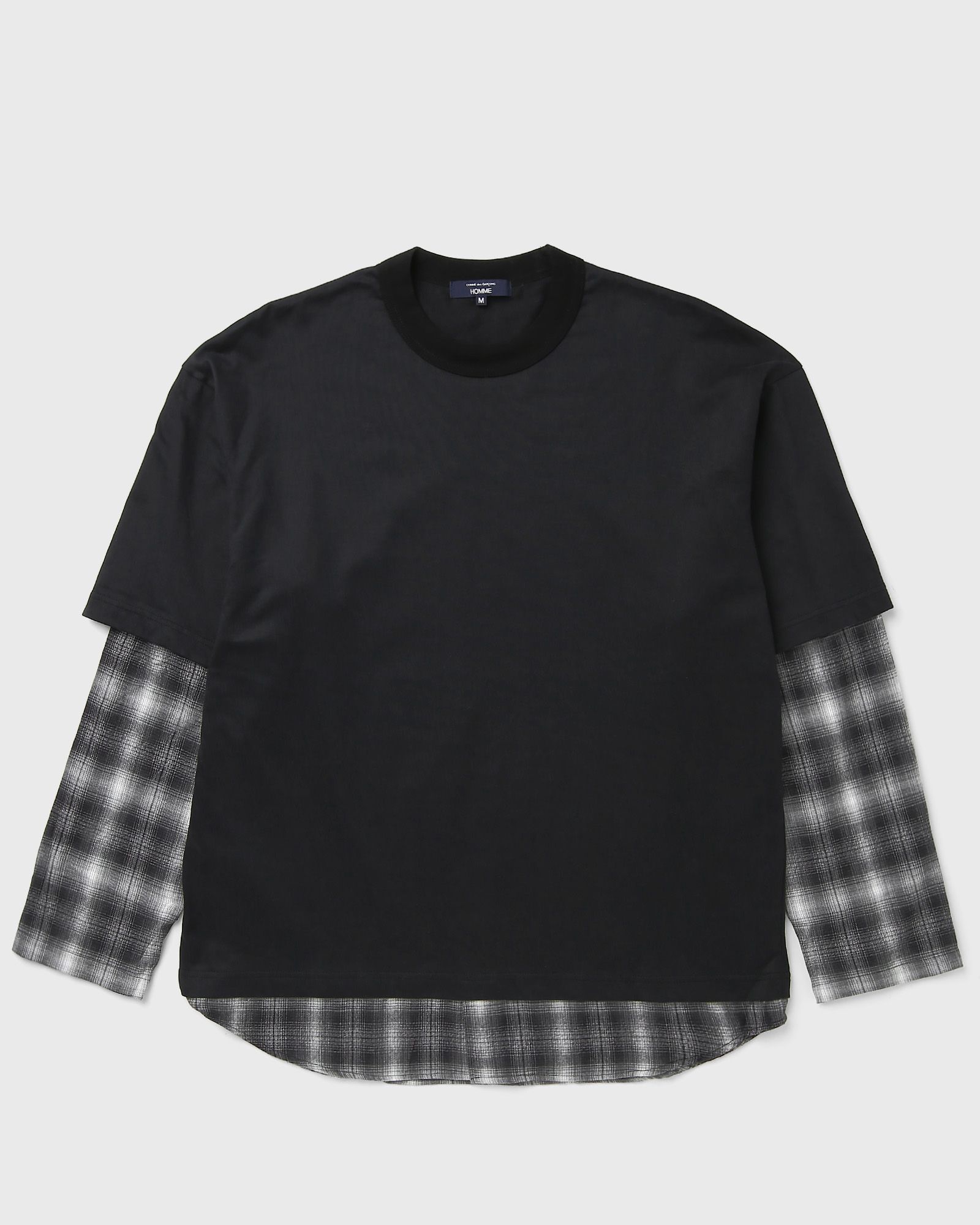 Comme des Garçons Homme TEE black|grey male Longsleeves now available at BSTN in size M