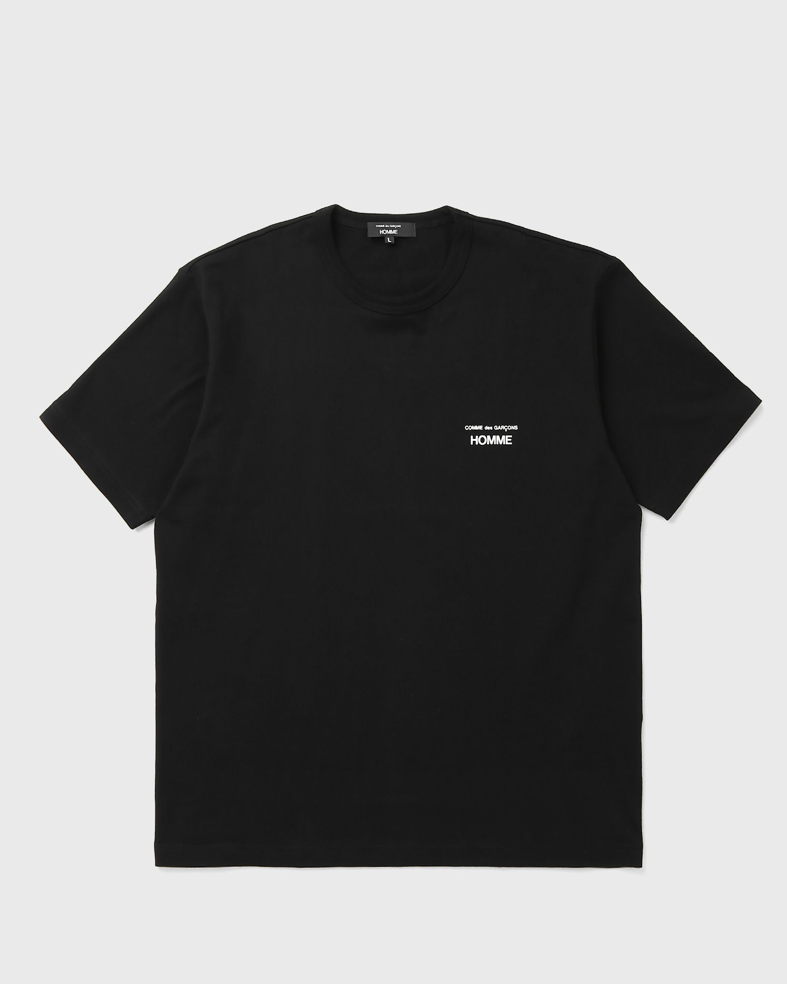 Comme des Garçons Homme TEE black male Shortsleeves now available at BSTN in size M