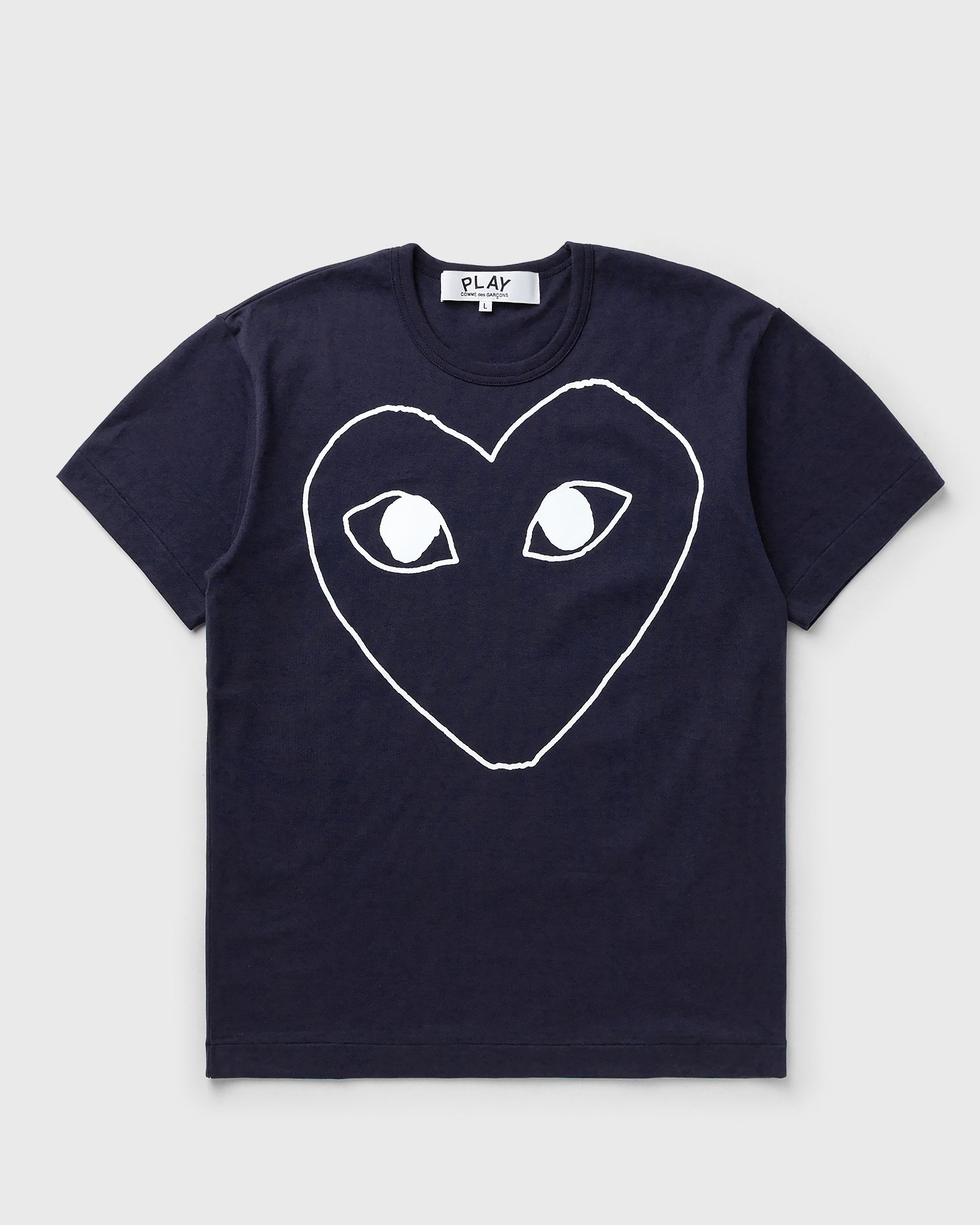 Comme des Garçons Play LOGO PRINT TEE, blue