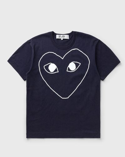 Comme des Garçons Play LOGO PRINT TEE, blue