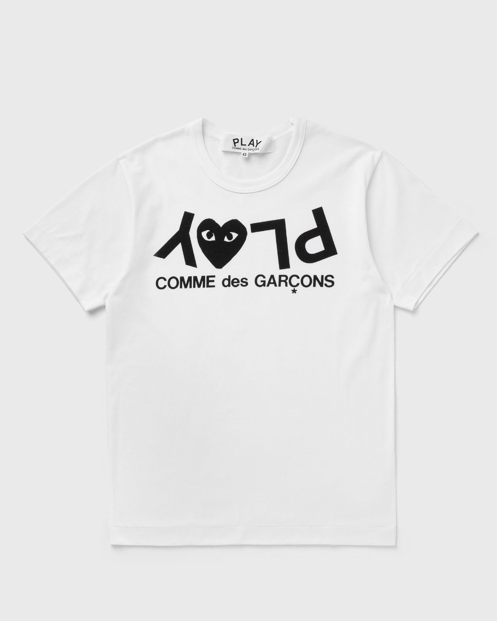 Comme des Garçons Play PLAY LOGO PRINT TEE, white