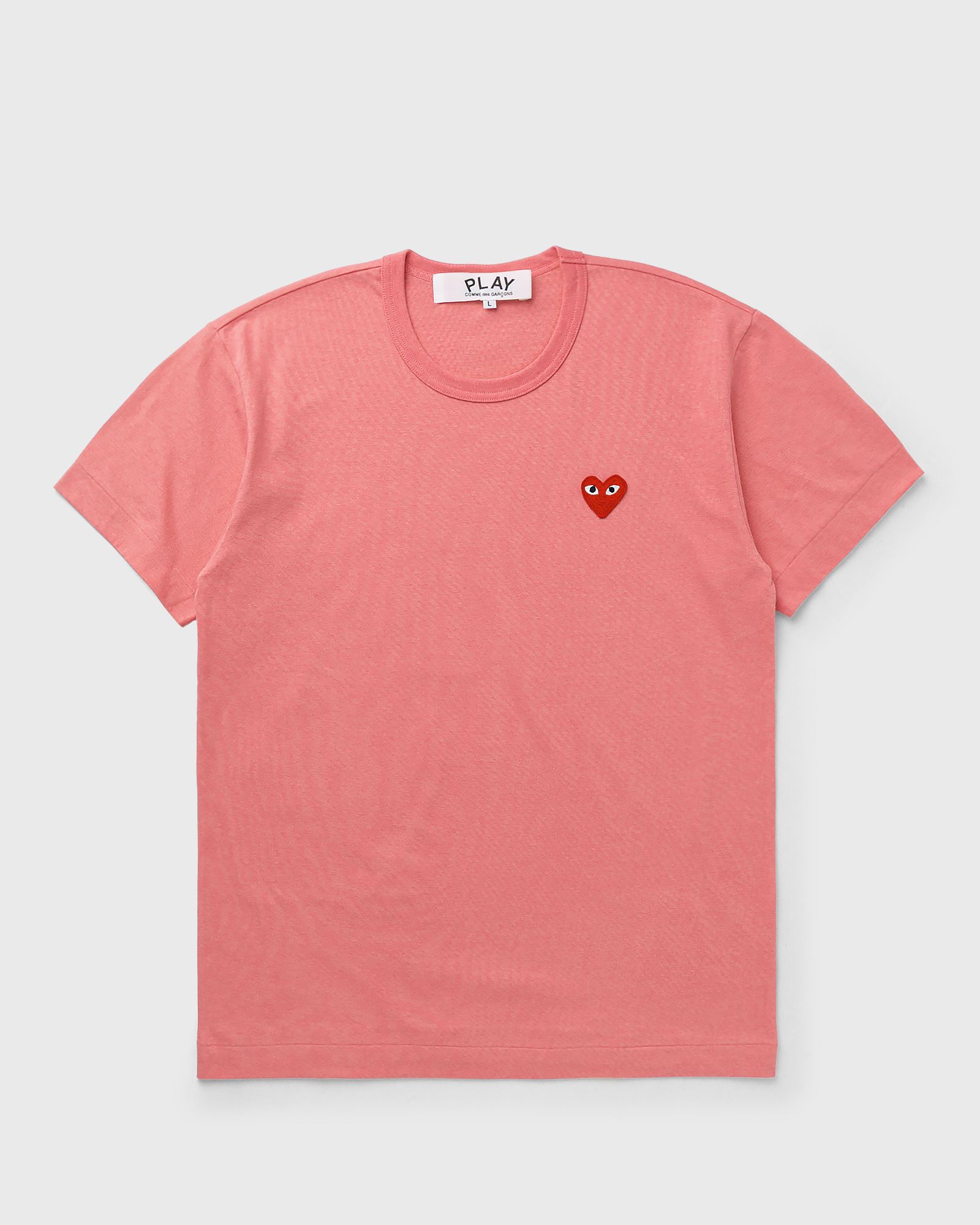 Comme des Garçons Play RED EMBLEM TEE, pink
