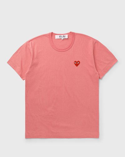 Comme des Garçons Play RED EMBLEM TEE, pink