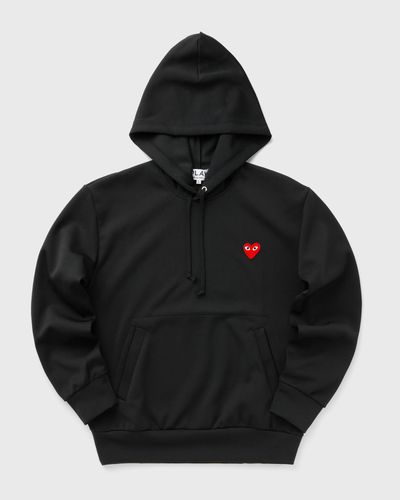 Comme des Garçons Play RED HEART EMBLEM SWEATSHIRT, black