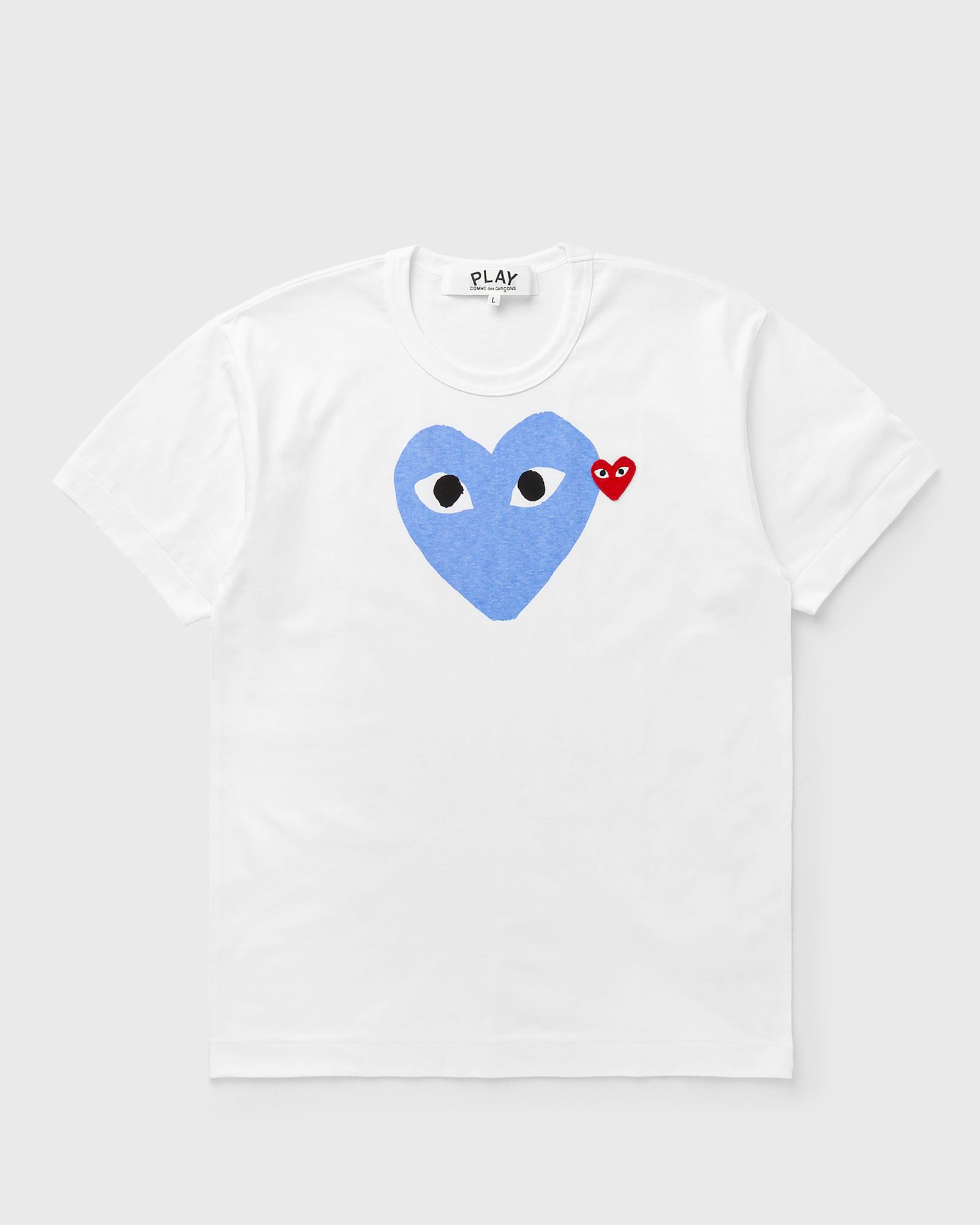 Comme des Garçons Play RED HEART EMBLEM TEE, blue