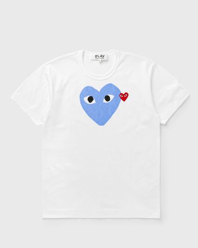 Comme des Garçons Play RED HEART EMBLEM TEE, blue