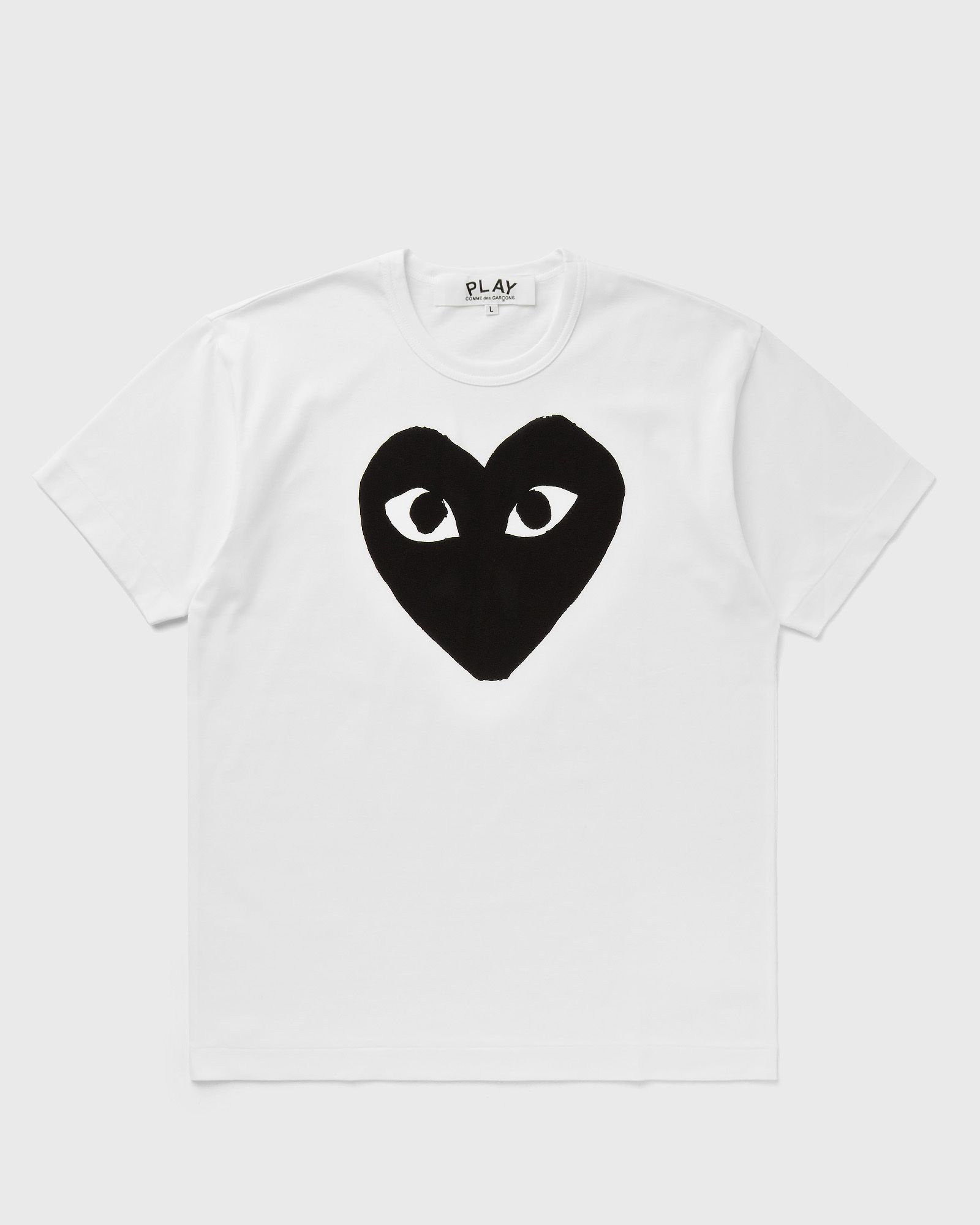 Comme des Garçons Play LOGO PRINT KNIT, white