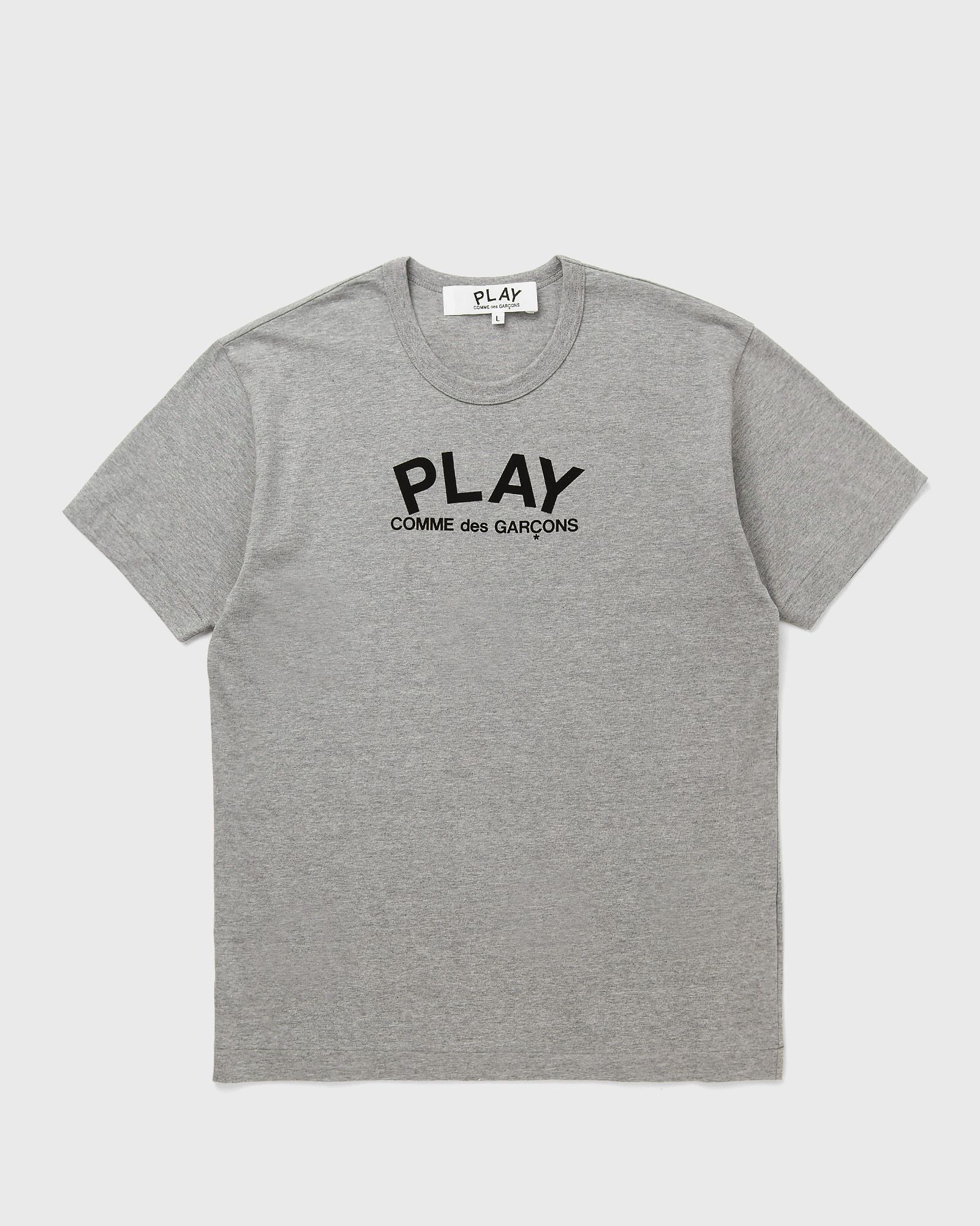 Comme des Garçons Play TEE LOGO PRINT KNIT, grey