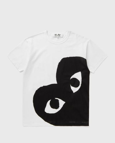 Comme des Garçons Play TEE LOGO PRINT KNIT, black|white