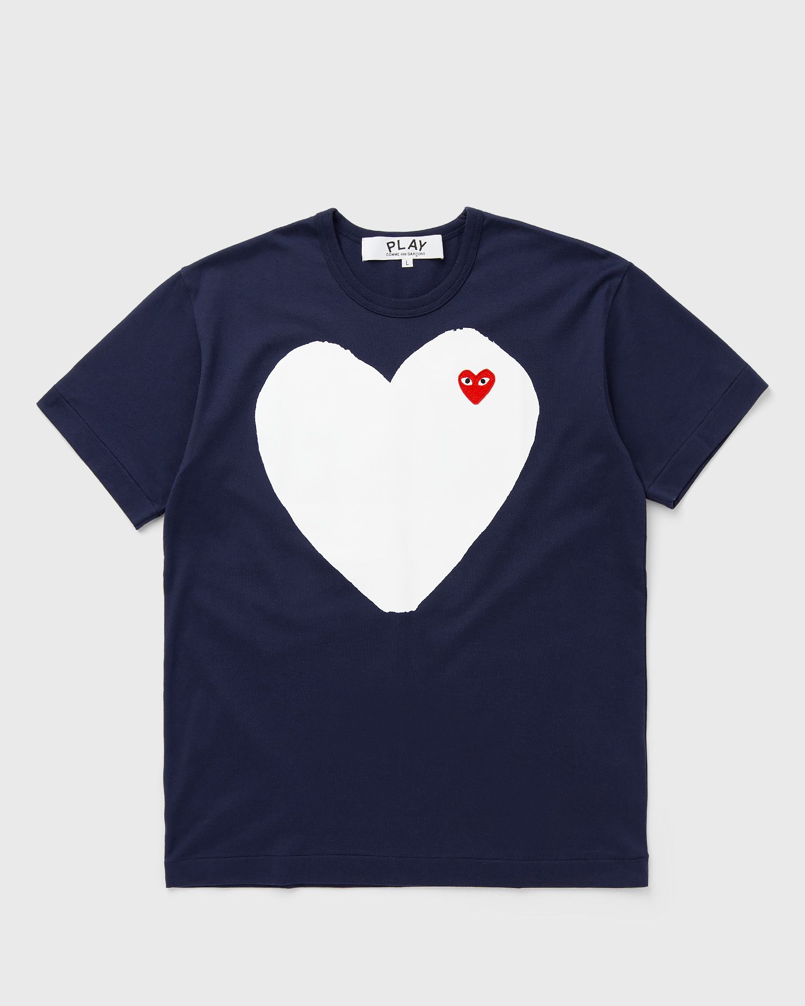 Comme des Garçons Play RED EMBLEM TEE, blue
