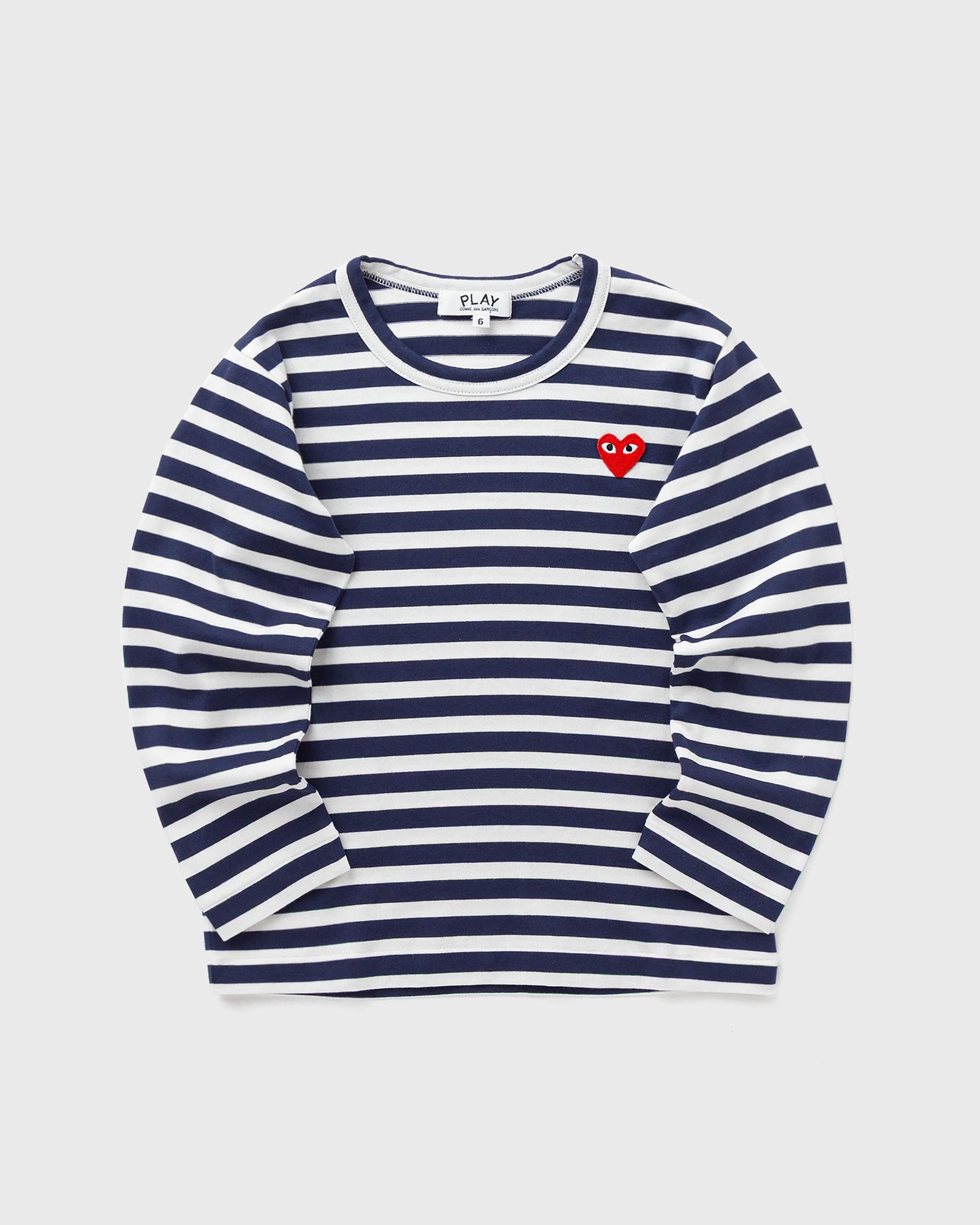 Comme des Garçons Play TEE RED EMBLEM KNIT, blue